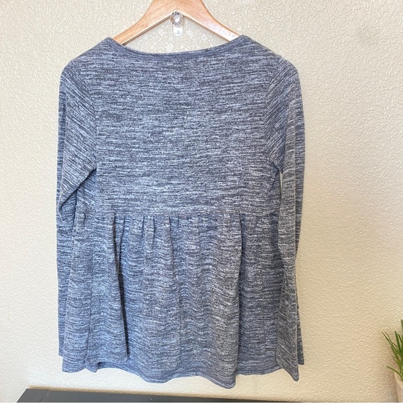 Isabell Maternity top extra small grey empire waist Ingird and Isabel long sleev - Picture 2 of 3
